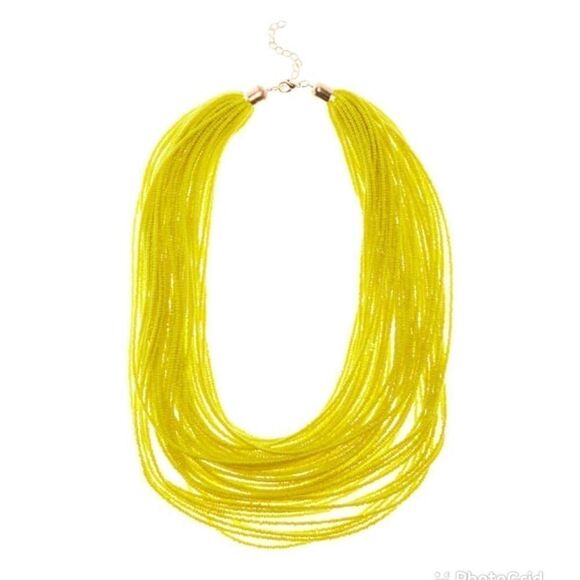 Eye Candy Los Angeles Beaded Multilayered Necklace - Picture 2 of 4